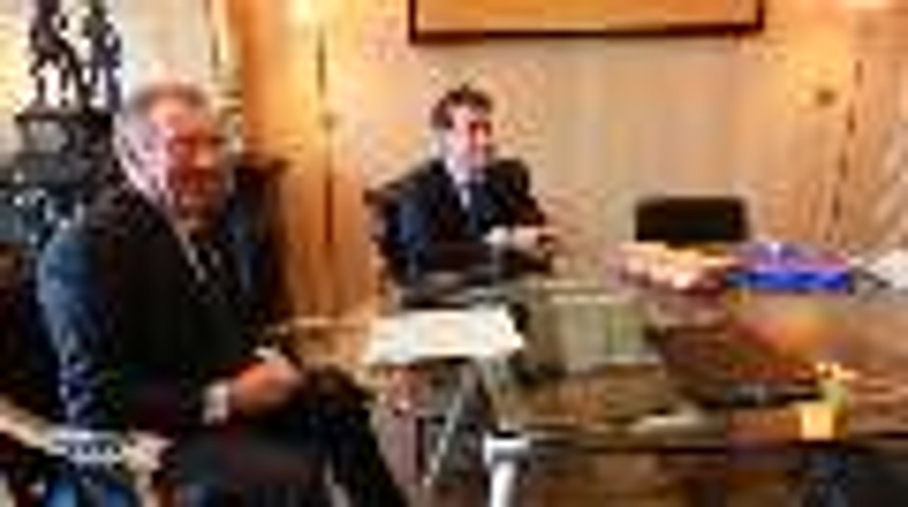François Bayrou rencontre Manuel Valls à Pau