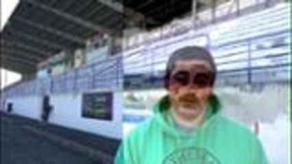 Victor Paquet au micro de Romain Chabat avant le match du SAXV contre Tryosse
