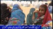 Bhutto sisters distribute food supplies among the needy