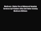 Read Medicare:  Higher Use of Advanced Imaging Services by Providers Who Self-Refer Costing