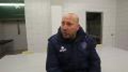 Renaud Gourdon après la défaite à Vannes