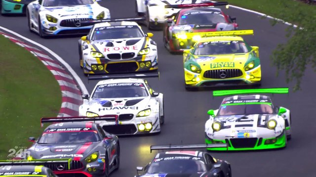 ¡Menudo espectáculo en las 24 Horas de Nürburgring!