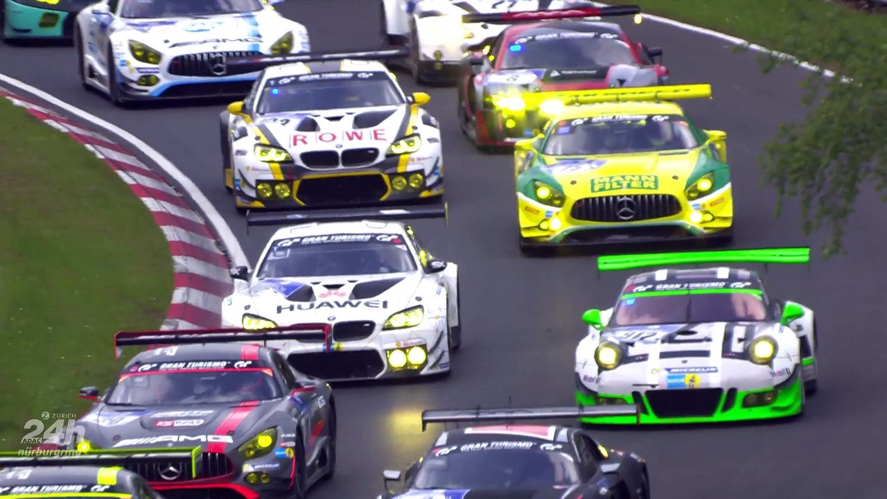 ¡Menudo espectáculo en las 24 Horas de Nürburgring!