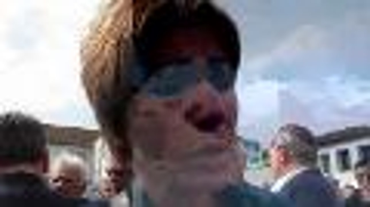 Nicole Bonnefoy après sa victoire aux sénatoriales