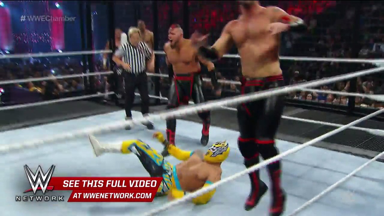 WWE Tag Team Championship Elimination Chamber Match- Elimination Chamber 2015 HD- YouTubeSport