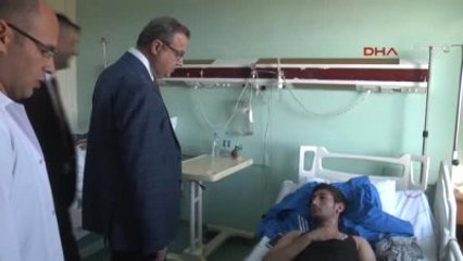 Şırnak-Vali Su, Patlamanın Yaşandığı Yerde İnceleme Yaptı