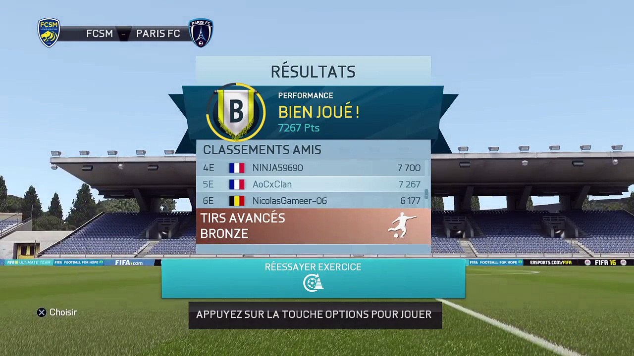 FiFa carrière player