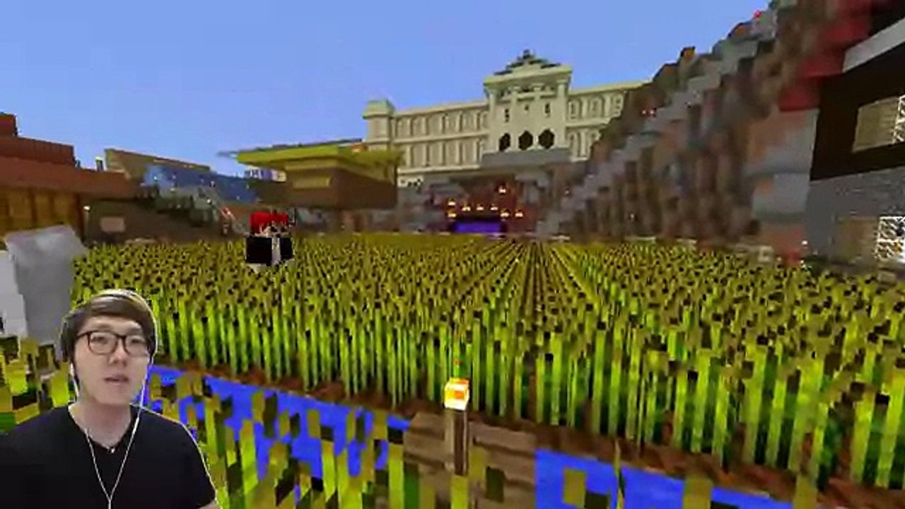 【マインクラフト】赤髪のともさんのワールド見学！めちゃスゴイ！前編【ヒカキンのマイクラ実況 P...