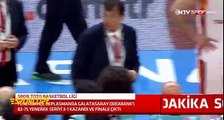 Ergin Ataman ile Obradovic kameraların önünde tartıştı