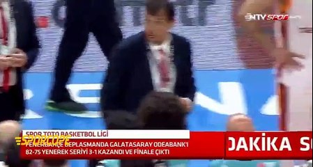 Ergin Ataman ile Obradovic kameraların önünde tartıştı