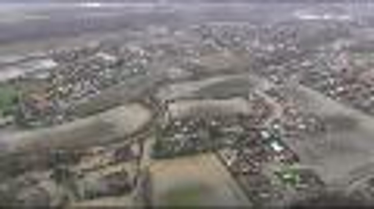 Bizanos - Idron : les inondations filmées par un drone