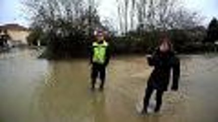 Inondations à Idron - 25 janvier 2014