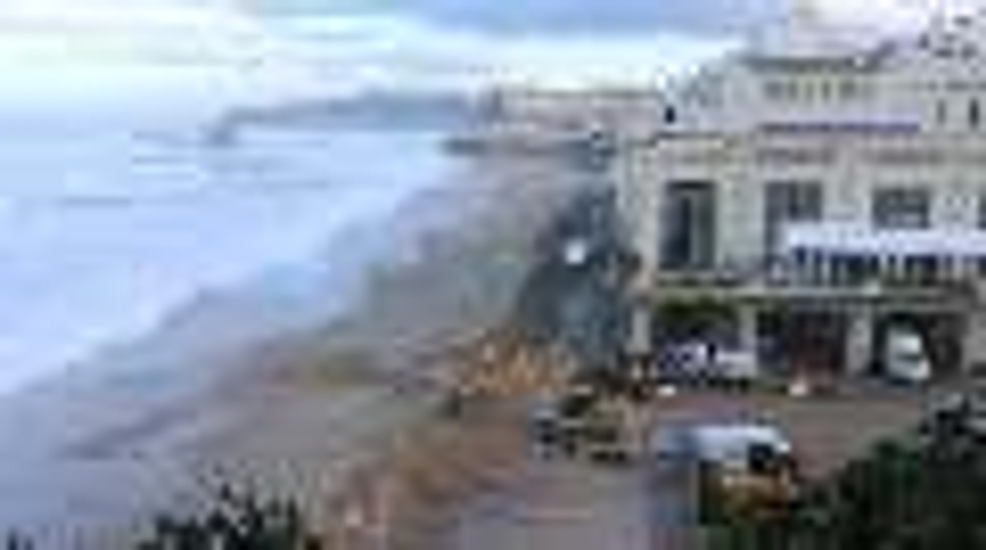 Biarritz victime de vagues submersives