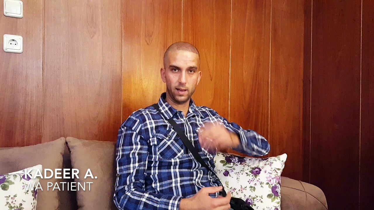 Hair Transplant Abroad WA Patient Kadeer