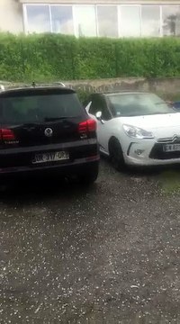 Orage de grêle a Contes mai 2016