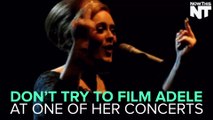 Adele Claps Back At Concertgoer Filming Her Show