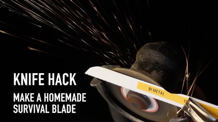 Sportsman's Notebook: Make a Homemade Survival Blade