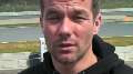 Sébastien Loeb en course sur le circuit de Nogaro