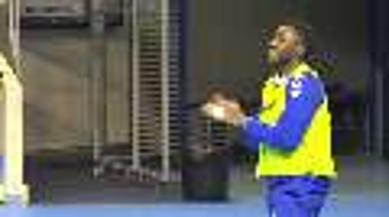 Le PSG handball s'entraîne au Palais des Sports de Pau