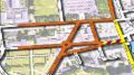 Pau : un rond-point au carrefour Etigny / Marca