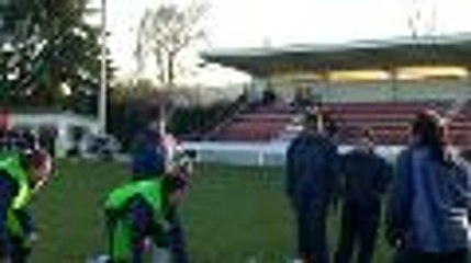 Premier entraînement des Bleues