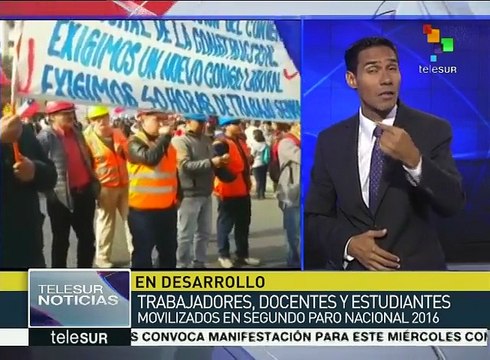 Chile: miles de trabajadores marchan contra reformas estructurales