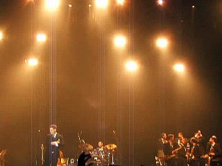 Michael Bublè leaving the stage FLORENCE