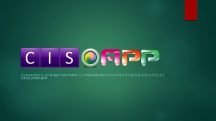 Formation à l'intégration vidéo 1 : Organisation au sein des équipes projets