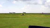 22 RAF Tucano's taking off from Manston, Kent (EGMH) - Jubilee formation take off - not red arrows