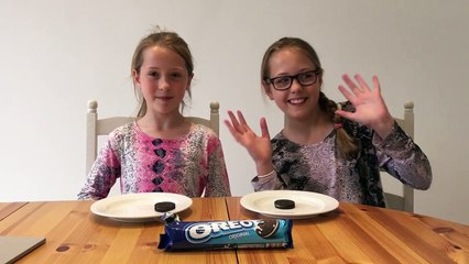 Oreo eating challenge with hidden prank