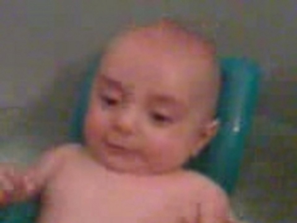 Livio dans le bain