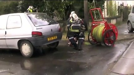 Incendie spectaculaire Dordogne