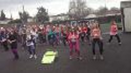 Flash mob au lycée Jean-Monnet à Cognac