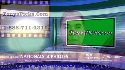 Philadelphia Phillies vs. Washington Nationals Free Pick Prediction MLB Baseball Odds Preview 5-31-2016
