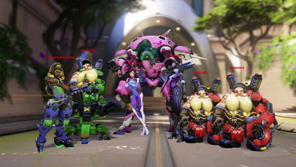 OVERWATCH Good Team Win .... Atleast the 2nd Game Was [Bastion Play of the Game]