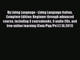 Read Book By Living Language - Living Language Italian Complete Edition: Beginner through advanced