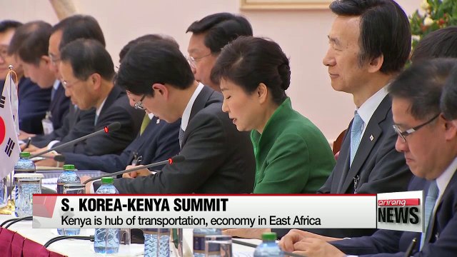 Leaders of S. Korea, Kenya discuss trade, economic development, N. Korea denuclearization