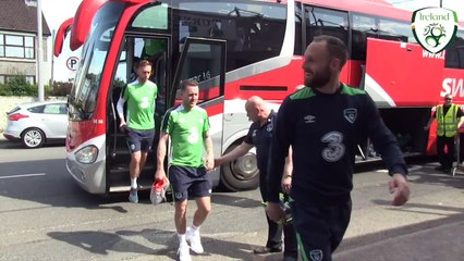 Ireland train at Turners Cross ahead of Belarus clash