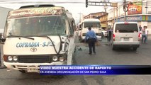 Video muestra accidente de rapidito en avenida circunvalacion