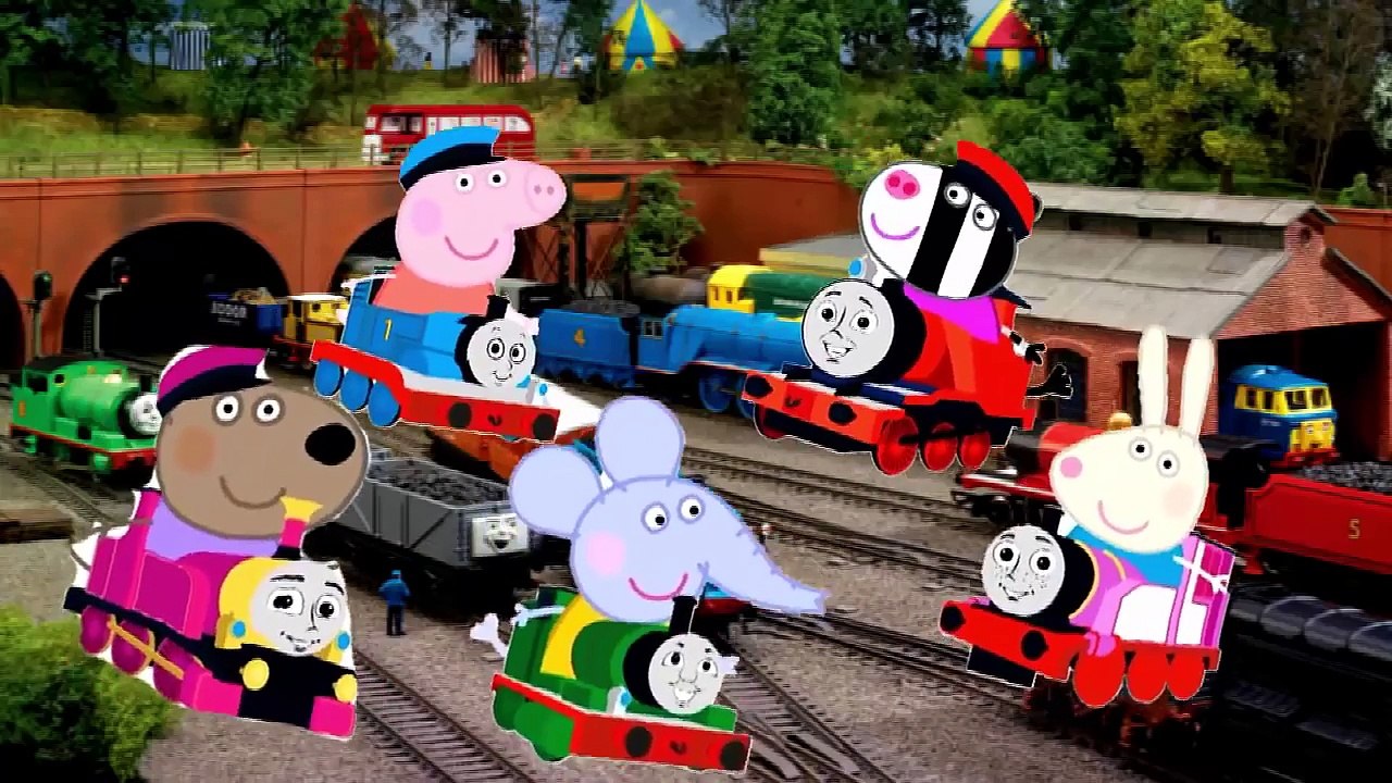 Peppa Pig Thomas and Friends Finger Family - New peppa pig episode Best 2016 Full