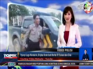 Nyanyi Mandarin, Bripta Ucok Jadi Berita TV Taiwan dan Cina