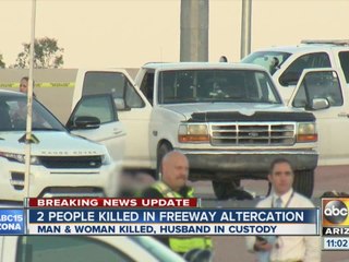 Two people dead after Mesa freeway altercation