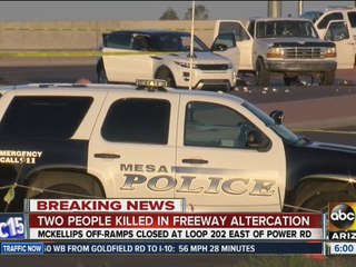 Two dead after freeway altercation