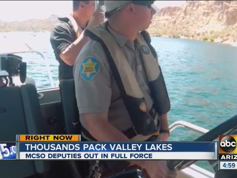 Lakes, roadways busy on Memorial Day