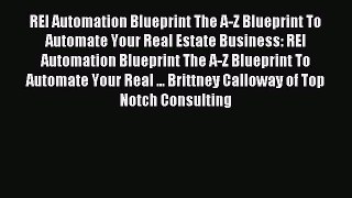 Read REI Automation Blueprint The A-Z Blueprint To Automate Your Real Estate Business: REI