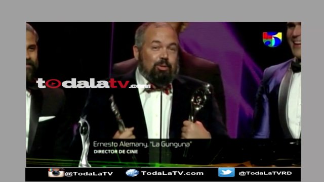 Memo, Panky y Héctor Aníbal presentación director de cine - Ganador: Ernesto Alemany, La Gunguna - Premios Soberano