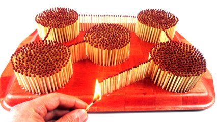 Match Chain Reaction 5 Circle Amazing Fire Domino!!!