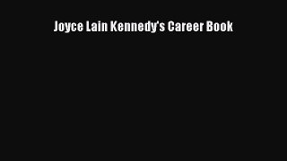 Read Joyce Lain Kennedy's Career Book PDF Online