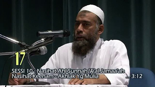 17. Nasihat Keenam - Akhlak Yg Mulia - DVD 4/10 - NASIHAT ULAMA ASWJ
