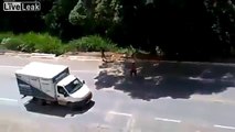 Brazil Pedestrian Completely Annihilated by Speeding Motorcycle Best Gore mp4 YouTube
